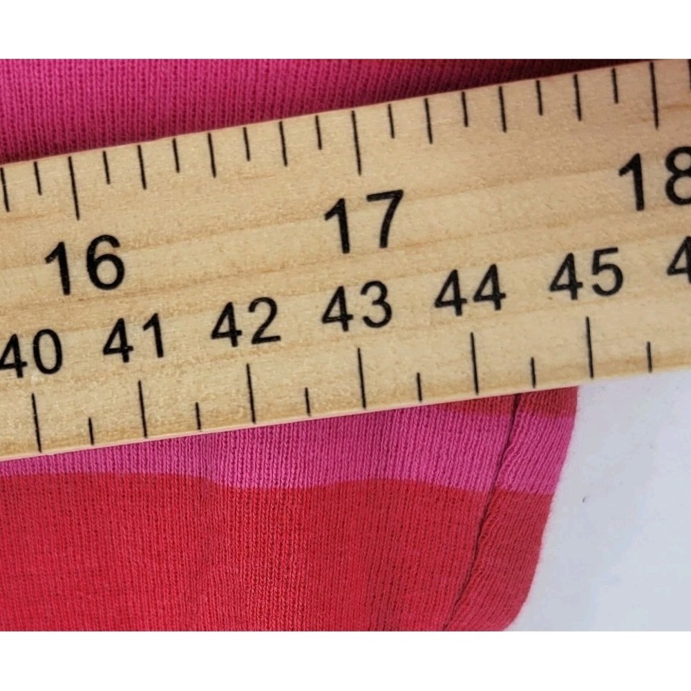 Victoria's Secret Rhinestone Logo Striped Sleepshirt Pink Women's M Y2K McBling - Picture 6 of 8
